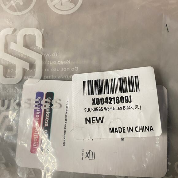 NWT Suuksess Black Green Mesh V-neck One-Piece Swim Bathing Suit Women's Size XL - Picture 9 of 9